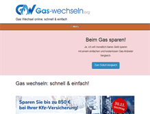 Tablet Screenshot of gas-wechseln.org
